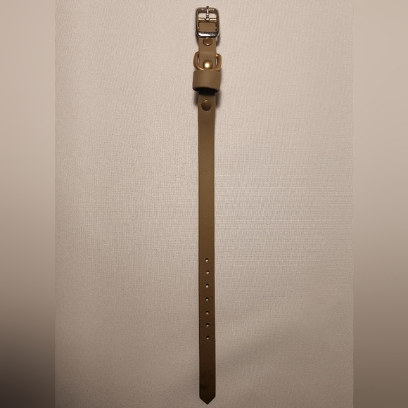 Tan Biothane Buckle Collar 9.5-12" - Picture 2 of 2
